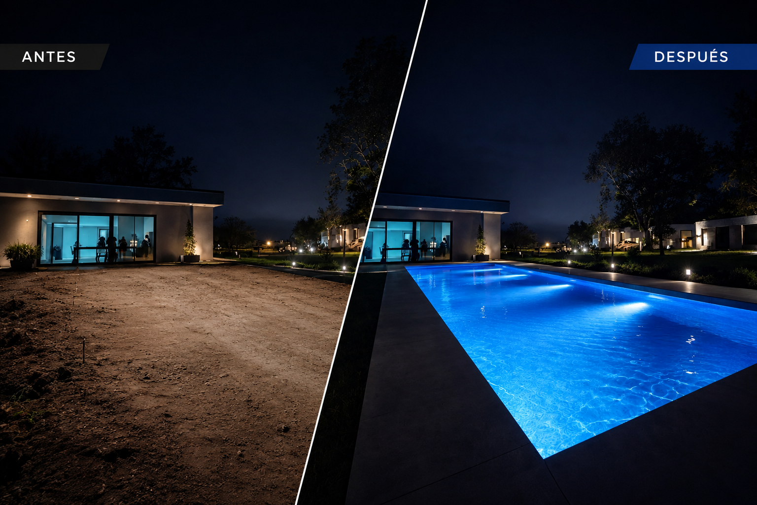 Transformación de piscina en Puertos - Blue Design