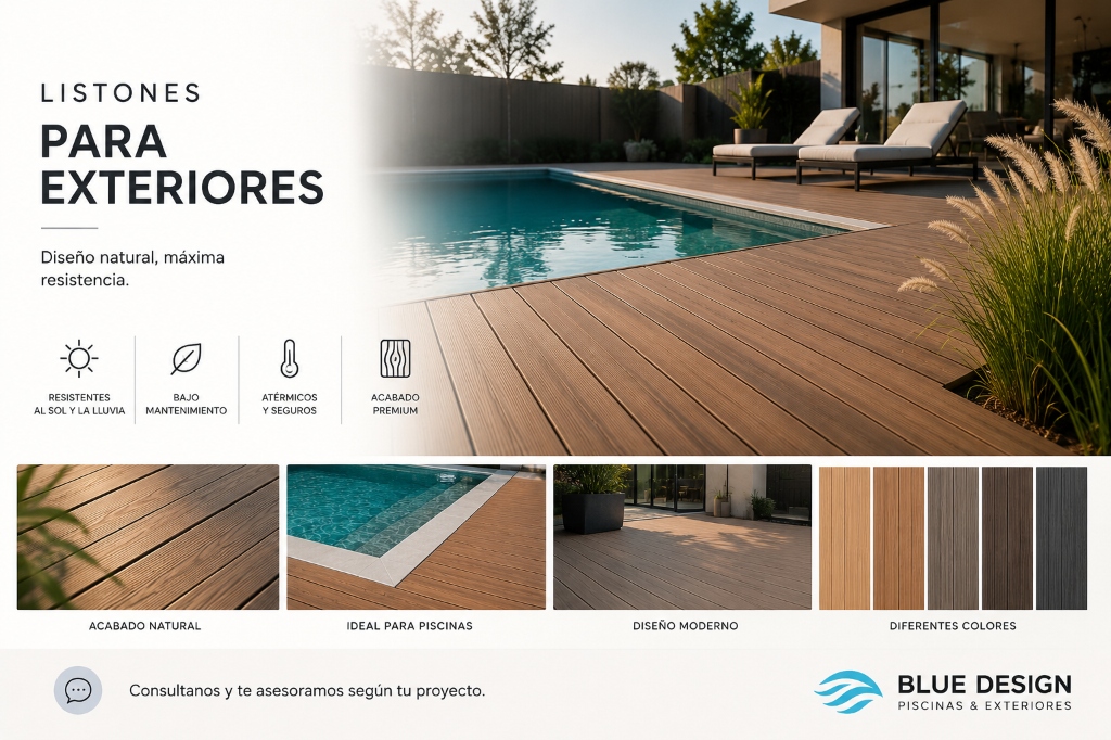 Listones para exteriores Blue Design